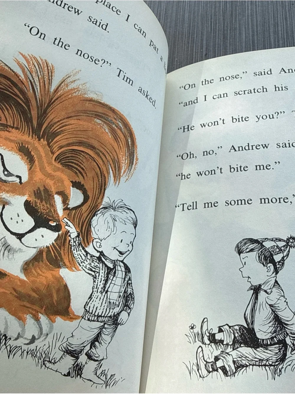 Vintage I Can Read Book Tell Me Some More Crosby Newell Children Reading